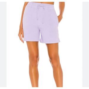 Frankies Bikinis Burl Sweat Shorts Lilac Purple Pastel Active Wear XS